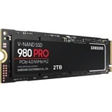 Samsung 980 PRO 2 TB, SSD PCIe 4.0 x4, NVMe 1.3c, M.2 2280, intern