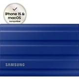 Samsung Portable SSD T7 Shield 1 TB, Externe SSD blau, USB-C 3.2 Gen 2 (10 Gbit/s), extern
