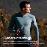 Shokz OpenRun, Kopfhörer rot, Bluetooth, Laden über magnetische Induktion