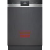 Siemens SN53ES22CE iQ300, Spülmaschine edelstahl (gebürstet)/schwarz, 60 cm, Home Connect