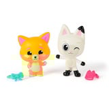 Spin Master Gabby's Dollhouse: Der Film - Panda Pfötchen & Leopold Figuren-Set, Spielfigur 