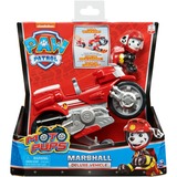 Spin Master Paw Patrol Moto Pups Marshalls Motorrad, Spielfahrzeug rot/silber, mit Spielfigur