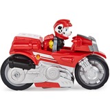 Spin Master Paw Patrol Moto Pups Marshalls Motorrad, Spielfahrzeug rot/silber, mit Spielfigur