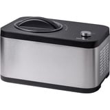 Unold 2-in-1 Eismaschine & Joghurtbereiter EVA edelstahl/schwarz, für 1.500ml Eiscreme, 120 Watt Kompressor