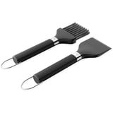 Weber Premium Reinigungsset für Holzpelletgrills, Bürste 2-teilig