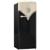 gorenje OBRB153BK, Kühlschrank schwarz/beige