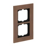 0 Rahmen zwei fach bronze, Retail