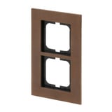 0 Rahmen zwei fach bronze, Retail