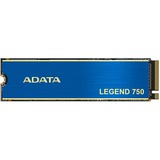 ADATA LEGEND 750 1 TB, SSD blau/gold, PCIe 3.0 x4, NVMe 1.4, M.2 2280