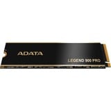 ADATA LEGEND 900 Pro 1 TB, SSD schwarz/gold, PCIe 4.0 x4, NVMe 1.4, M.2 2280