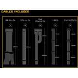 ASRock Challenger CL-650G 650W, PC-Netzteil schwarz, 2x PCIe, 650 Watt