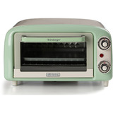 Ariete Mini-Backofen Vintage Green weiß/hellgrün, 800 Watt, 10 Liter