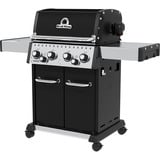 Broil King Gasgrill Baron 490 schwarz/edelstahl, mit Seiten- und Heckbrenner
