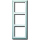 Busch-Jaeger Rahmen dreifach Unterputz Kunststoff Allwetter IP44 weiß, Retail