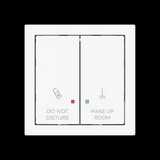 Busch-Jaeger Wippe zweifach mit Bedruckung DND/MUR weiß, Retail