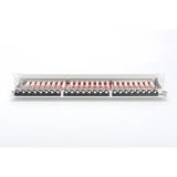 Digitus 19" CAT 6a Patch Panel, Patchpanel grau