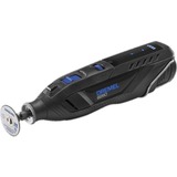 Dremel Akku-Multifunktions-Werkzeug 8260-5/65, 12Volt schwarz/blau, 2x Li-Ion-Akku 3,0Ah, 65-teiliges Zubehör, Alu-Koffer