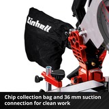EINHELL Power X-Change Akku-Kapp-und Gehrungssäge TE-MS 18/210 Li-Solo, 18Volt, Kapp- und Gehrungssäge rot/schwarz, ohne Akku und Ladegerät