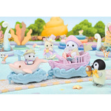 EPOCH Sylvanian Families - Freizeitpark Spielset Wellenritt, Konstruktionsspielzeug 