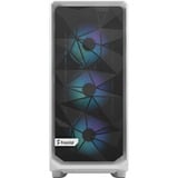 Fractal Design Meshify 2 Compact RGB White TG Clear Tint, Tower-Gehäuse weiß, Tempered Glass