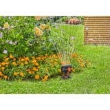 GARDENA Start-Set Pipeline mit Viereckregner, Wasserhahn mit 2 Wassersteckdosen