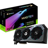 GIGABYTE GeForce RTX 4070 Ti MASTER 12G, Grafikkarte DLSS 3, 3x DisplayPort, 1x HDMI 2.1