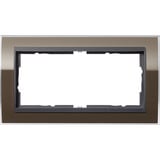 Gira Abdeckrahmen 2-fach ohne Montageset braun, Retail