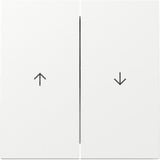 Gira Wippe zweifach mit Pfeilsymbol weiß, Retail