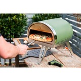 Gozney Pizzaofen Roccbox Olive olivgrün/silber, für Pizzen bis ca. Ø 30cm