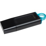 Kingston DataTraveler Exodia 64 GB, USB-Stick schwarz/türkis, USB-A 3.2 Gen 1