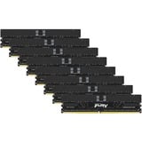 Kingston FURY DIMM 128 GB DDR5-5600 (8x 16 GB) Octa-Kit ECC, Arbeitsspeicher schwarz, KF556R28RBEK8-128, Renegade Pro, Registred, INTEL XMP, AMD EXPO
