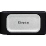 Kingston XS2000 Portable SSD 500 GB, Externe SSD silber/schwarz, USB-C 3.2 Gen 2x2 (20 Gbit/s)