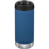 Klean Kanteen Trinkflasche TKWide VI vakuumisoliert, 355ml blau, mit schwarzer Café Cap