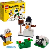 LEGO 11012 Classic Kreativ-Bauset mit weißen Steinen, Konstruktionsspielzeug