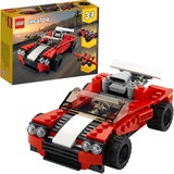 LEGO 31100 Creator Sportwagen, Konstruktionsspielzeug rot/schwarz