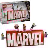 LEGO 76313 Marvel Super Heroes Marvel Logo & Minifiguren, Konstruktionsspielzeug 