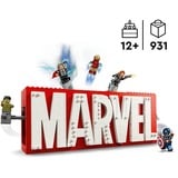 LEGO 76313 Marvel Super Heroes Marvel Logo & Minifiguren, Konstruktionsspielzeug 