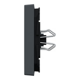 Merten Wippe Klingel für Wechselschalter, Kreuzschalter und Taster, 1-fach, anthrazit anthrazit, Retail