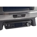 Ninja Artisan Outdoor-Elektro-Pizzaofen und Heißluftfritteuse MO201EU grau/edelstahl, 1.760 Watt, für Pizzen bis ca. Ø 30cm