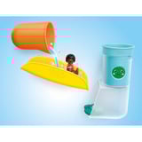 PLAYMOBIL 71775 JUNIOR AQUA: Wasserfalltank mit Rutsche , Konstruktionsspielzeug 