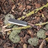 Petromax Nata Messer 20cm Griff aus Walnussholz, mit Ledertasche