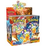 Pokémon-TCG: Karmesin & Purpur – Stürmische Funken - Booster Display, Sammelkarten