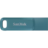 SanDisk Ultra Dual Drive Go 256 GB, USB-Stick blaugrün