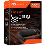 Seagate FireCuda Gaming SSD 500 GB, Externe SSD schwarz, USB-C 3.2 Gen 2x2 (20 Gbit/s)