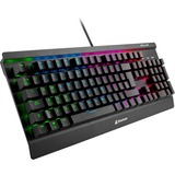 Sharkoon SKILLER SGK3, Gaming-Tastatur schwarz, ES-Layout, Kailh Blue
