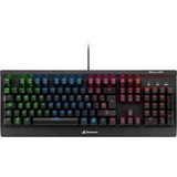 Sharkoon SKILLER SGK3, Gaming-Tastatur schwarz, ES-Layout, Kailh Blue