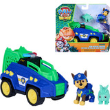 Spin Master Paw Patrol: Der Dino Film - Chases Dino-Rettungs-Cruiser, Spielfahrzeug 
