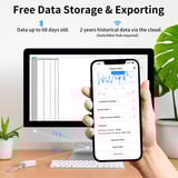 SwitchBot Outdoor Meter IP65 Thermometer Innen/Außen weiß, Melder weiß