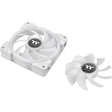 Thermaltake SWAFAN EX12 RGB PC Cooling Fan White TT Premium Edition, Gehäuselüfter weiß, 3er Pack, inkl. Controller, 120 mm