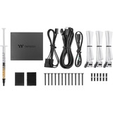 Thermaltake SWAFAN EX12 RGB PC Cooling Fan White TT Premium Edition, Gehäuselüfter weiß, 3er Pack, inkl. Controller, 120 mm